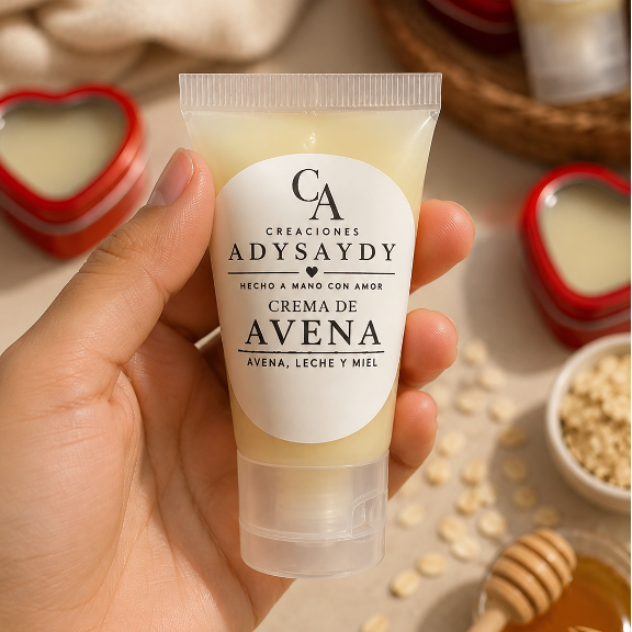 Crema de Avena: Para rostro y cuerpo