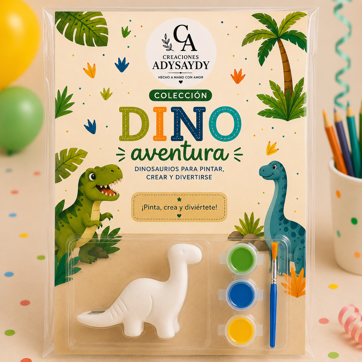Kit para Pintar - Dino Aventura