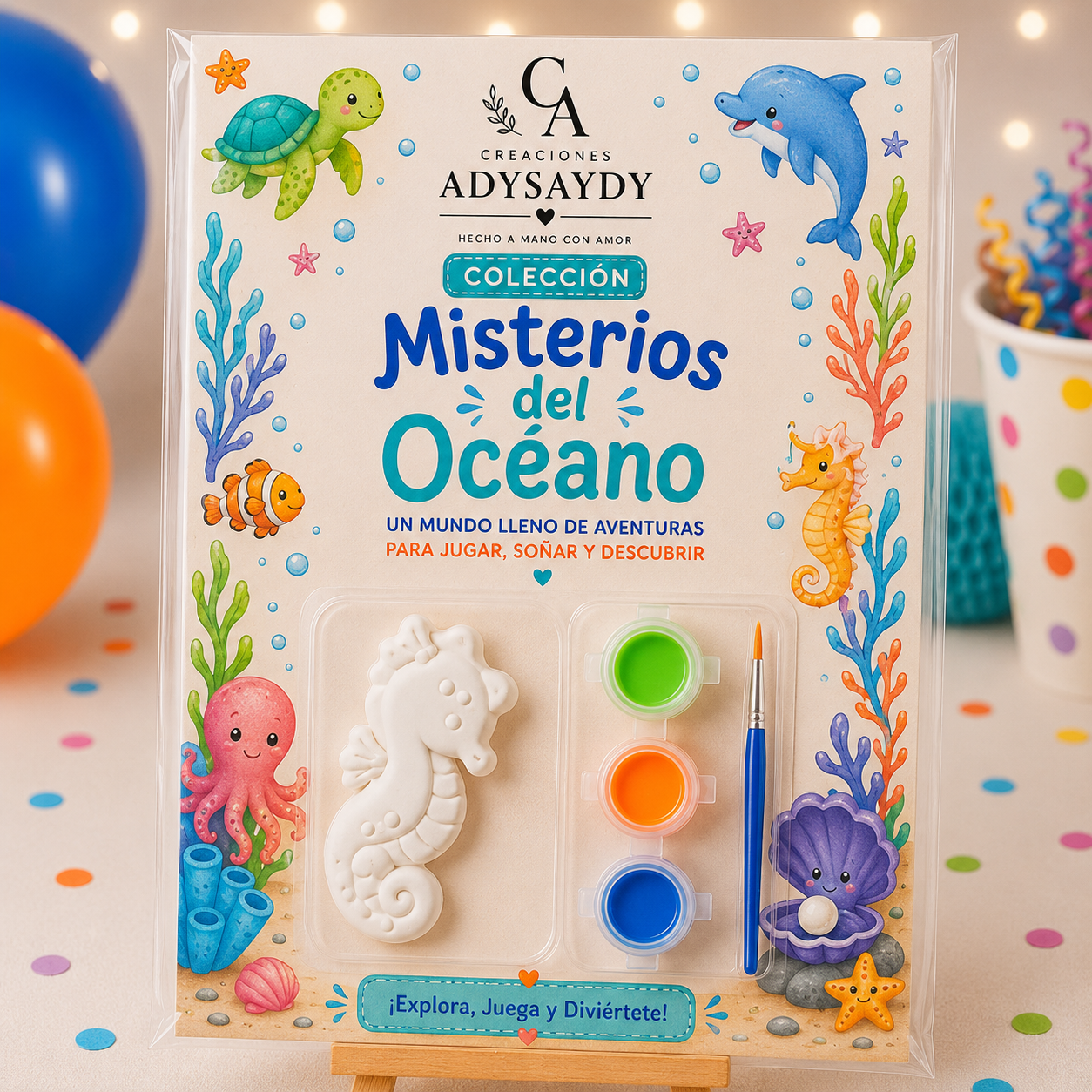 Kit para Pintar - Misterios del Océano