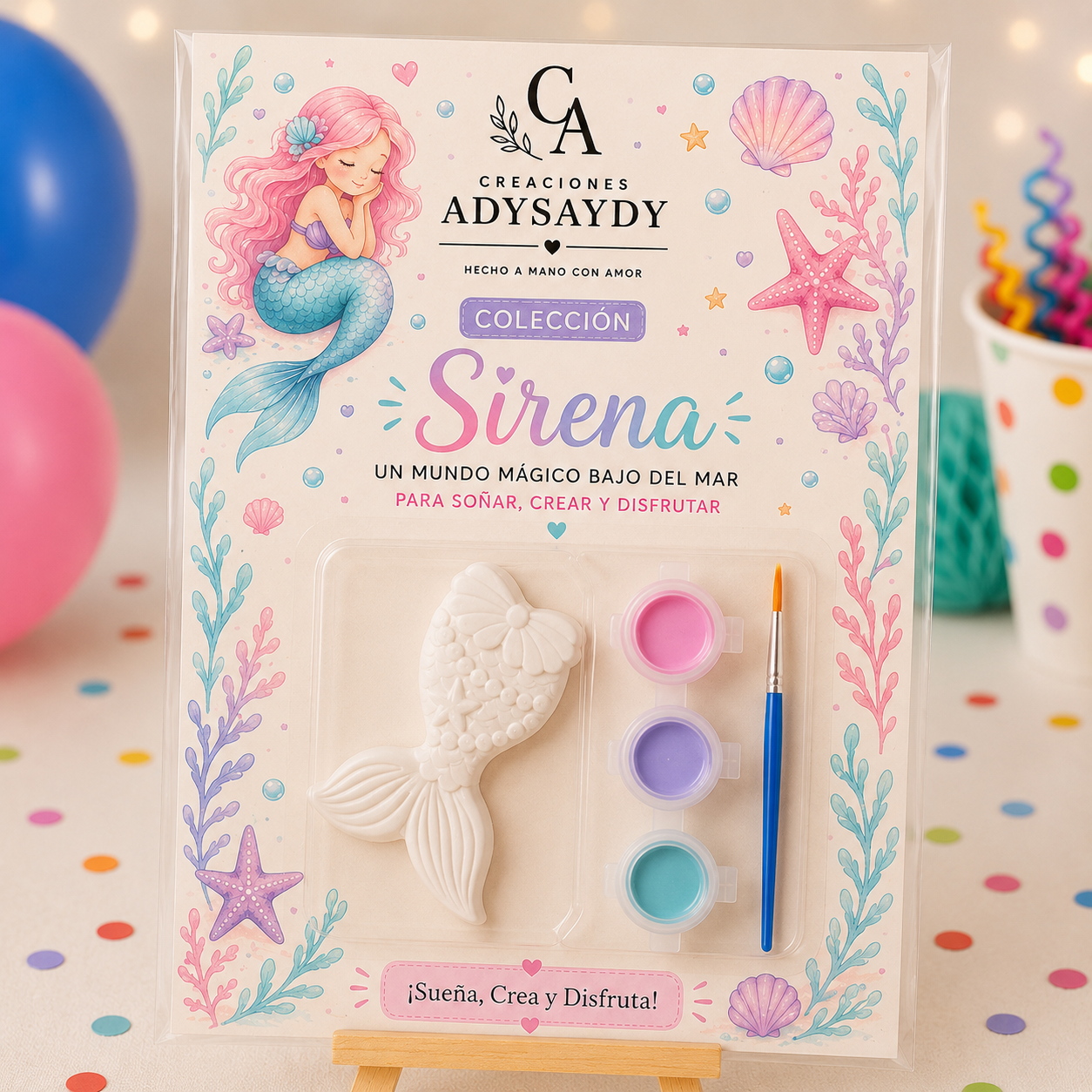 Kit para Pintar - Sirena