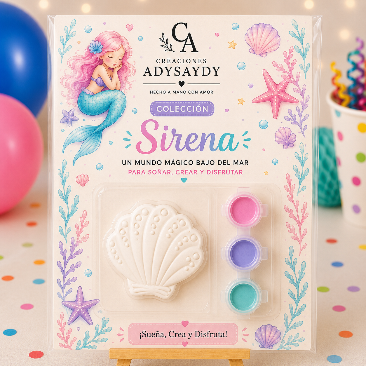 Kit para Pintar - Sirena