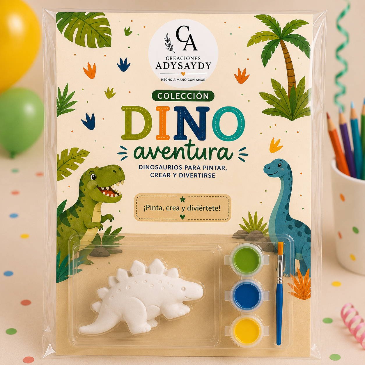Kit para Pintar - Dino Aventura