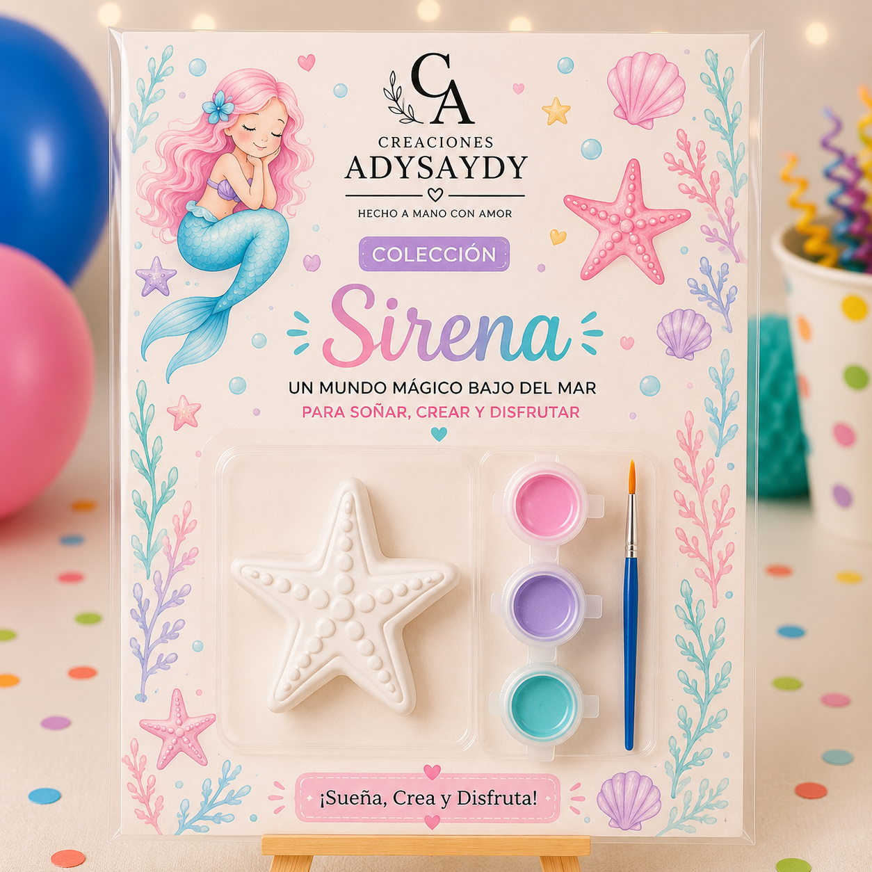 Kit para Pintar - Sirena
