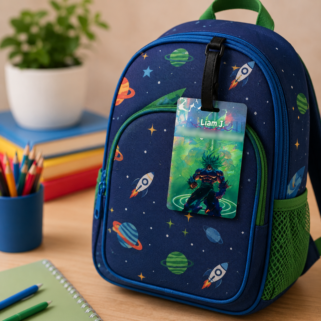 Tag Personalizado para Mochila Escolar