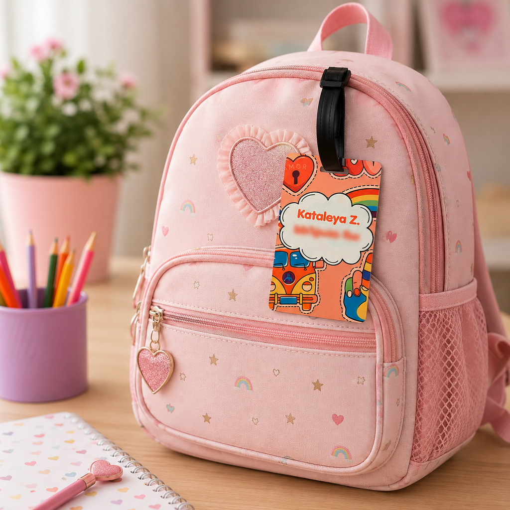 Tag Personalizado para Mochila Escolar