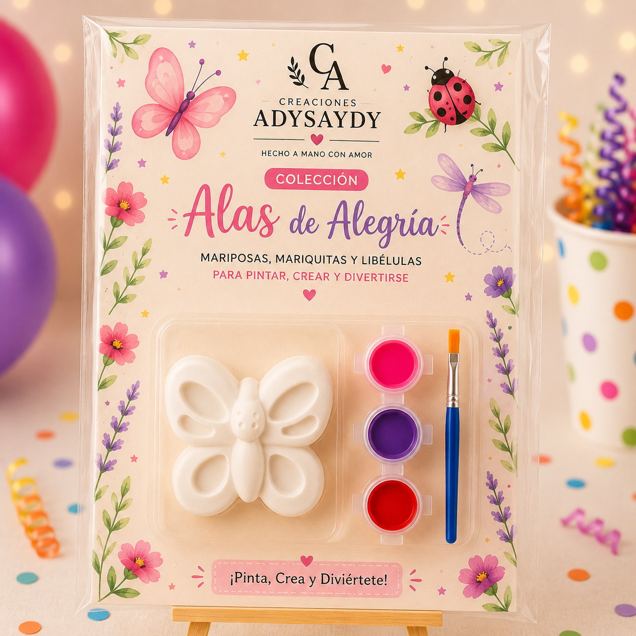 Kit para Pintar - Alas de Alegría