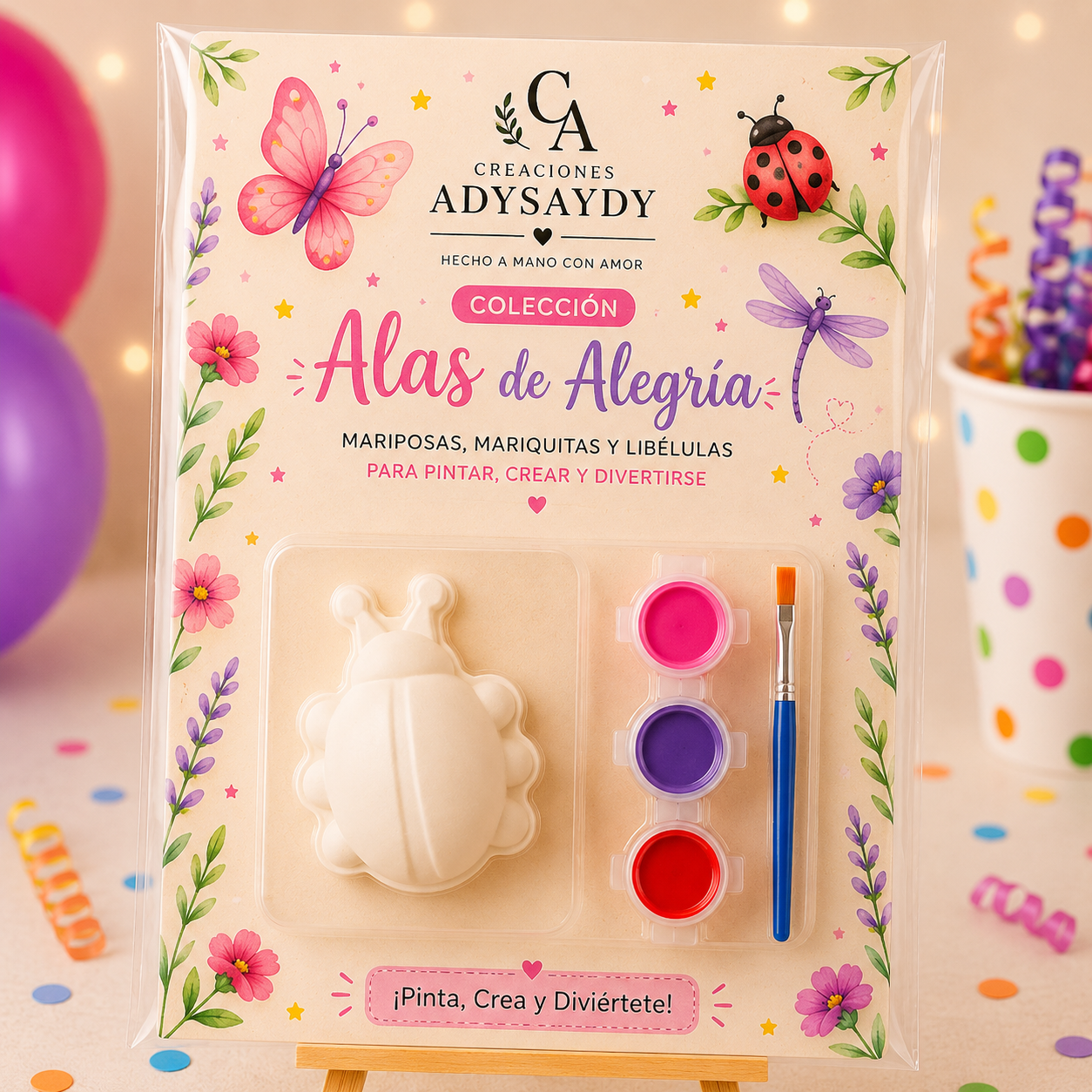 Kit para Pintar - Alas de Alegría