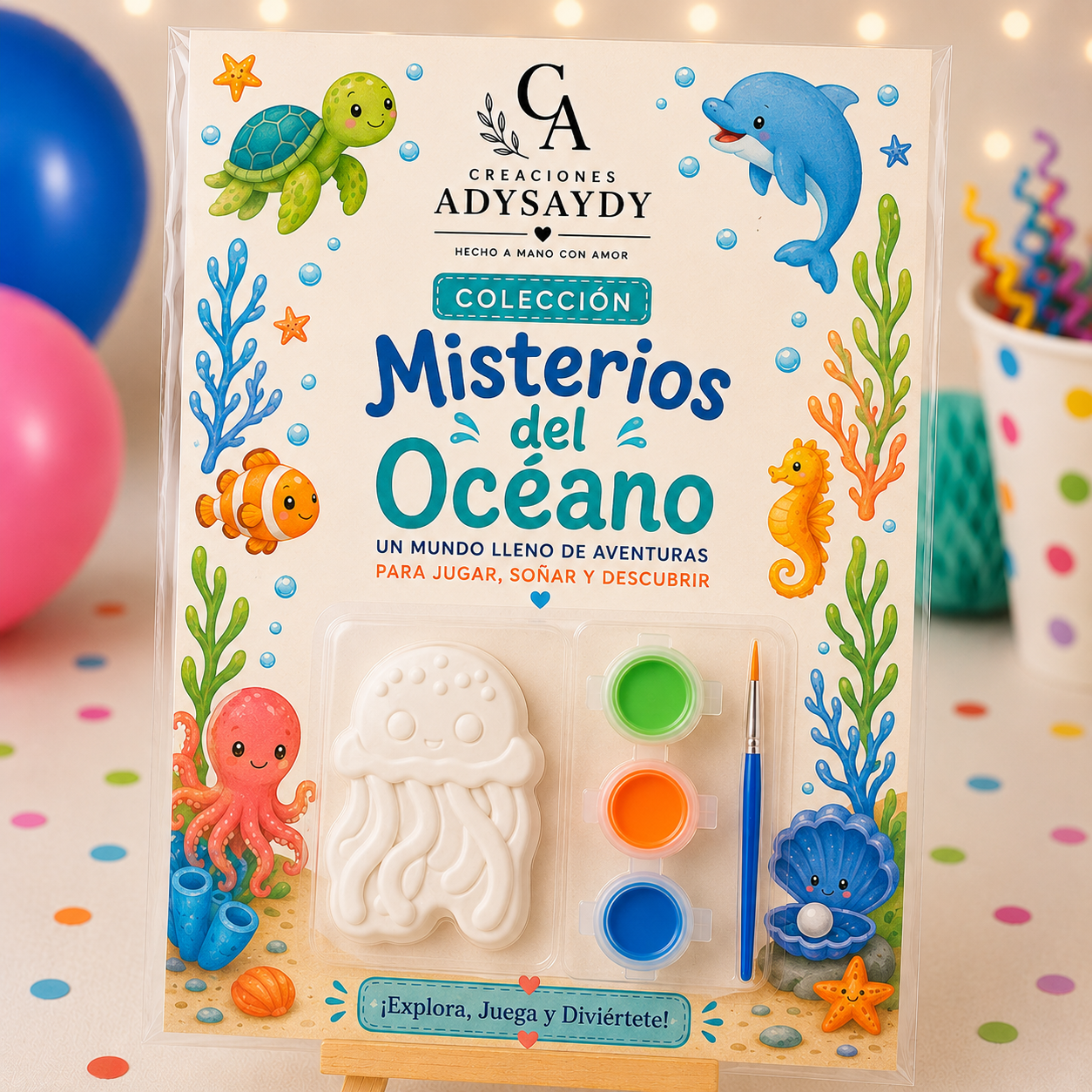 Kit para Pintar - Misterios del Océano