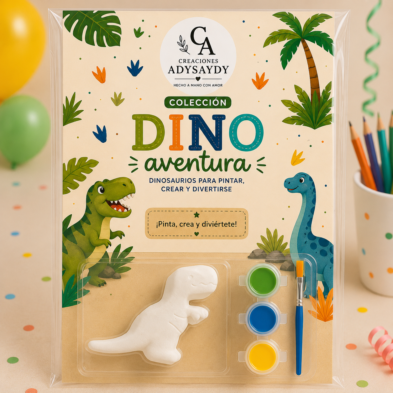 Kit para Pintar - Dino Aventura