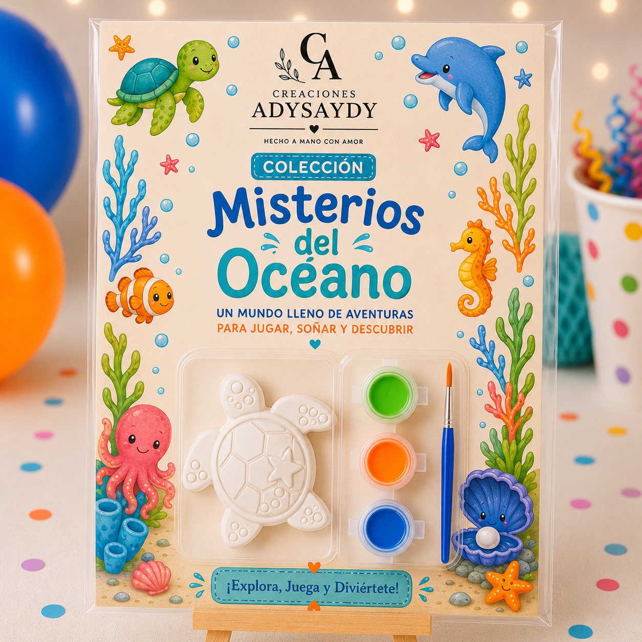 Kit para Pintar - Misterios del Océano
