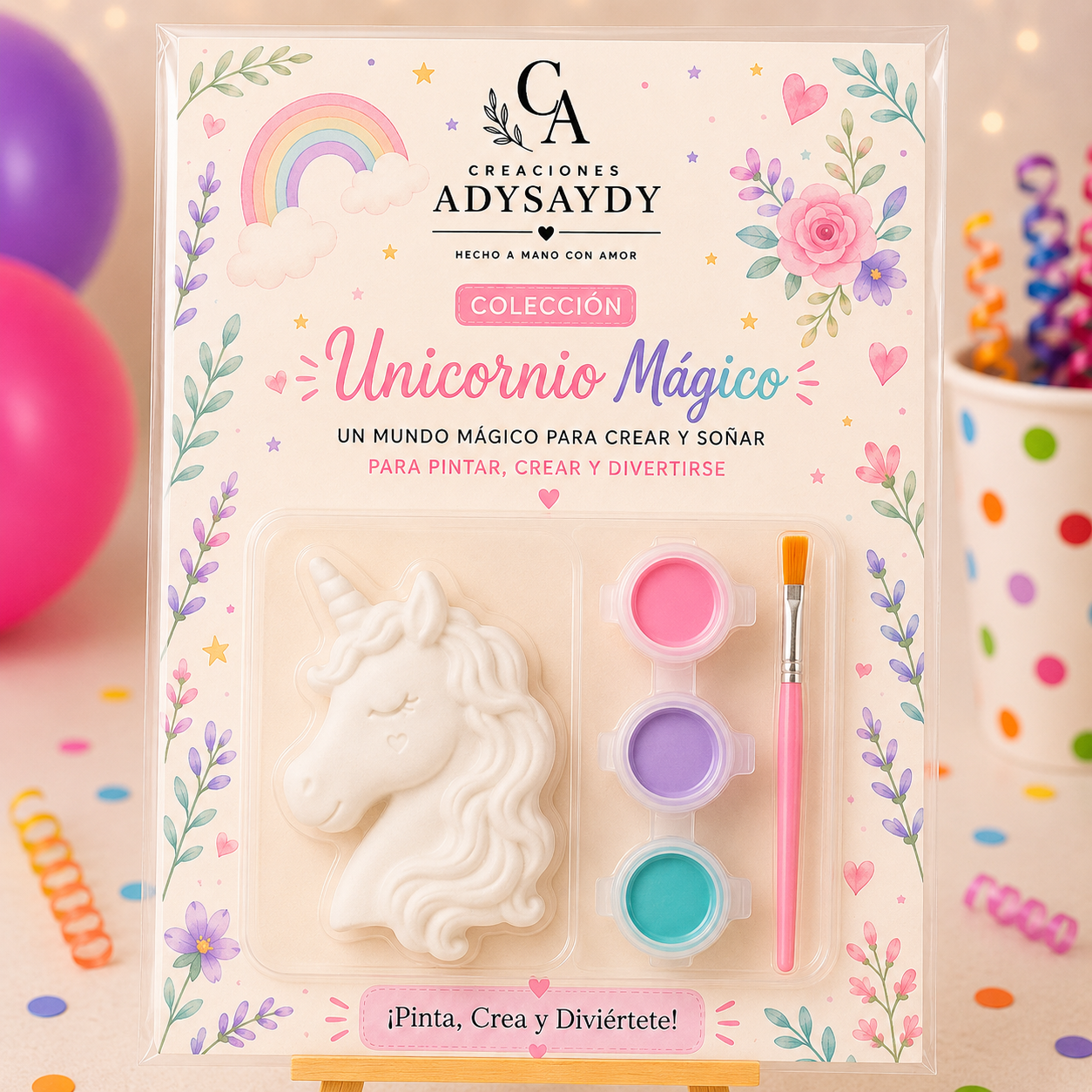 Kit para Pintar - Unicornio